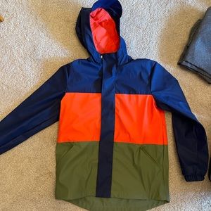 Boys cat and Jack rain jacket size medium, 8/10